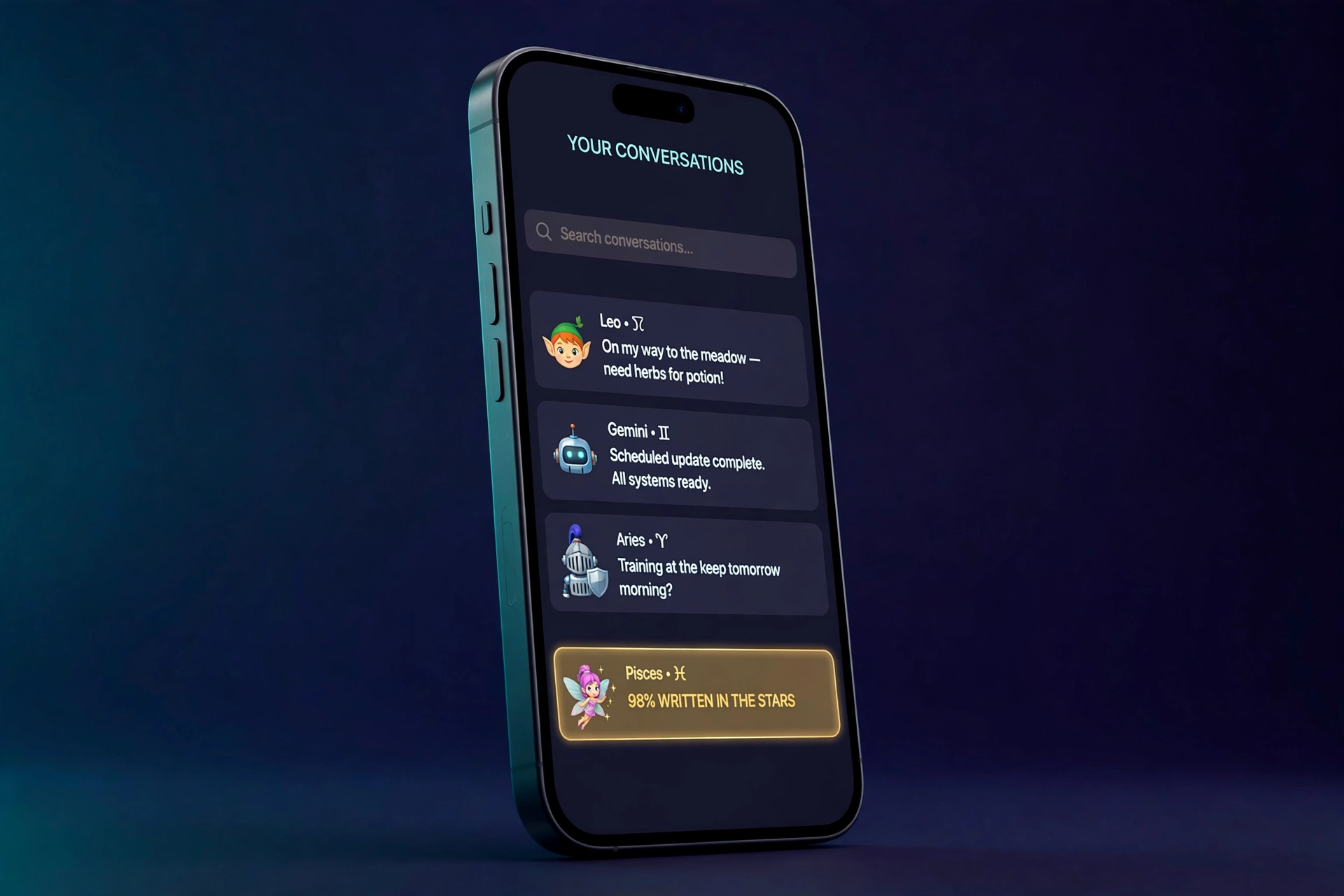 Zodiacling app on iPhone 18 Pro Max